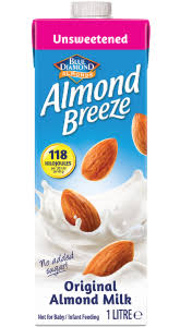 Almond breeze  (unsweetened)